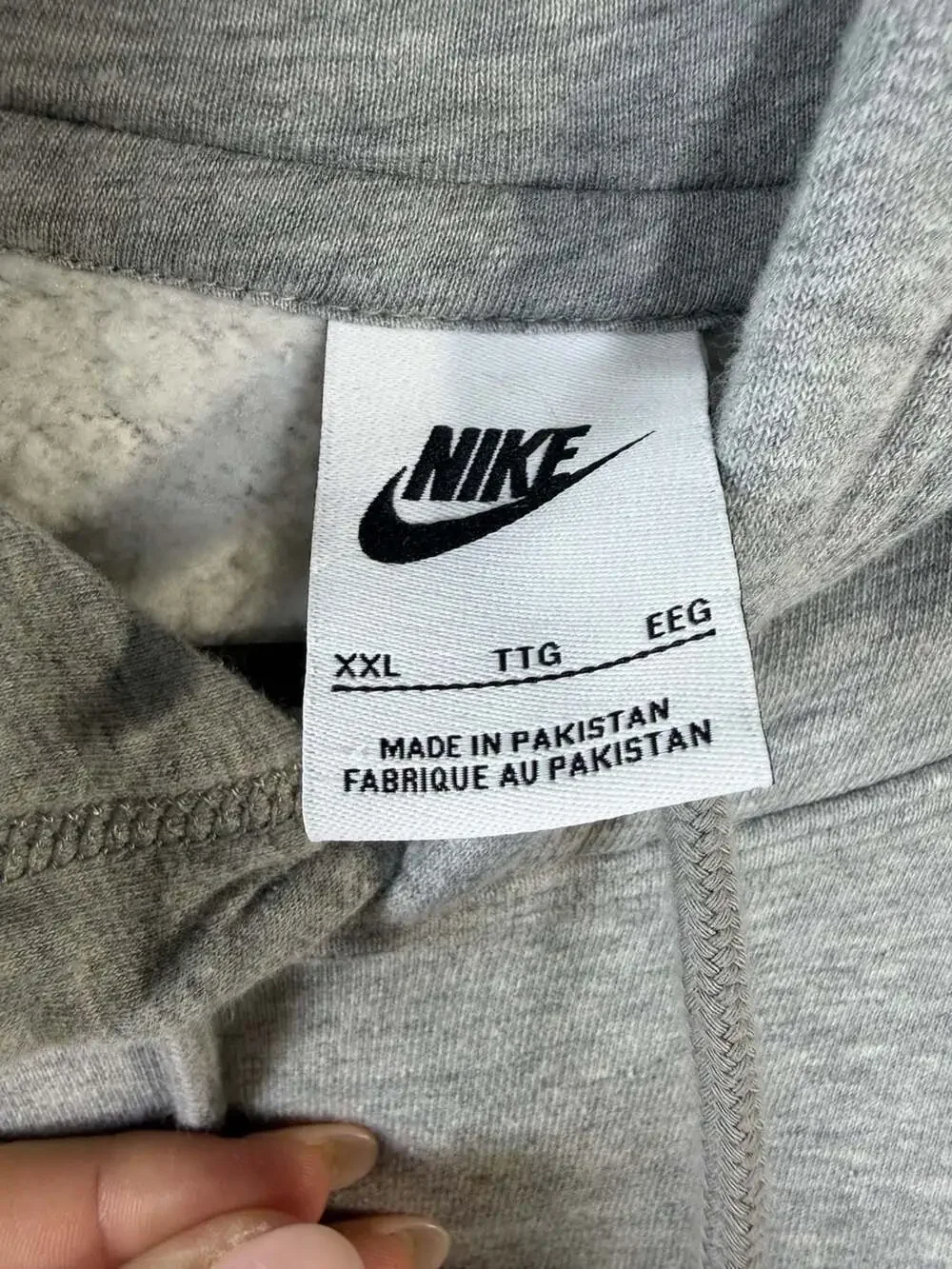 Nike Sportswear Club Fleece Pullover Hoodie Grey XXL
